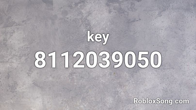 key Roblox ID