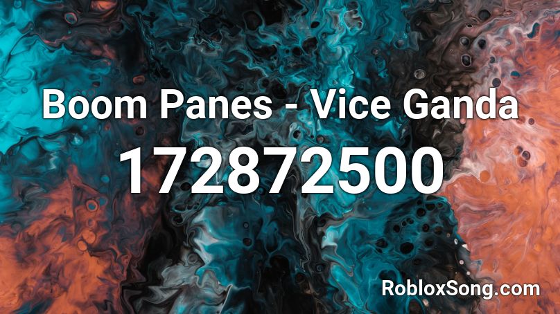 Boom Panes - Vice Ganda Roblox ID