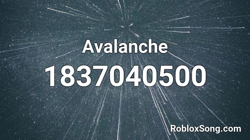 Avalanche Roblox ID