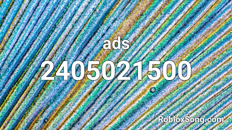 ads Roblox ID