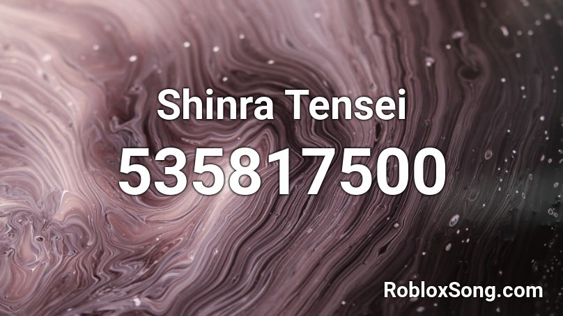 Shinra Tensei Roblox ID