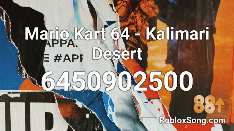 Mario Kart 64 - Kalimari Desert Roblox ID