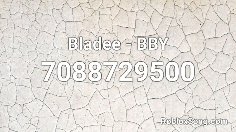 Bladee BBY Roblox ID Roblox Music Codes 7088729500 