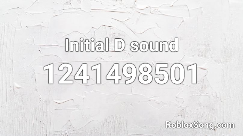 Initial D Sound Roblox Id Roblox Music Codes - roblox audio initial d