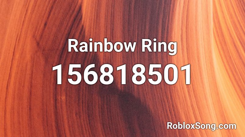 Rainbow Ring Roblox ID