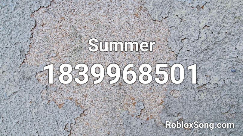 Summer Roblox ID