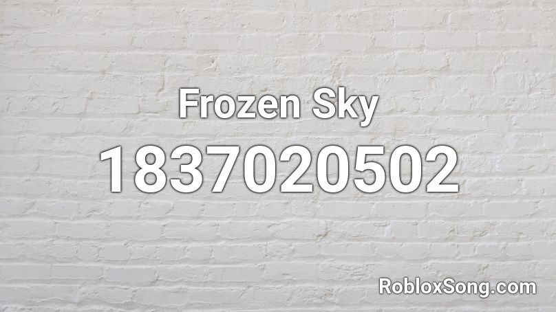 Frozen Sky Roblox ID