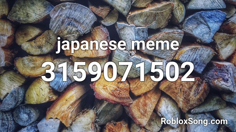 japanese meme Roblox ID