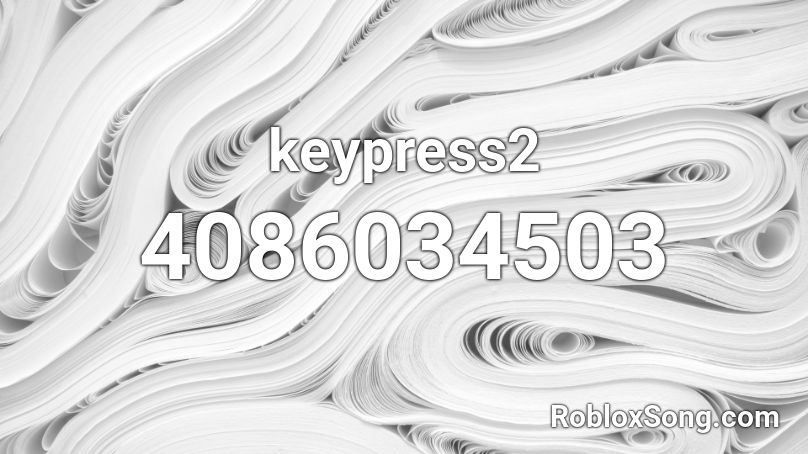 keypress2 Roblox ID