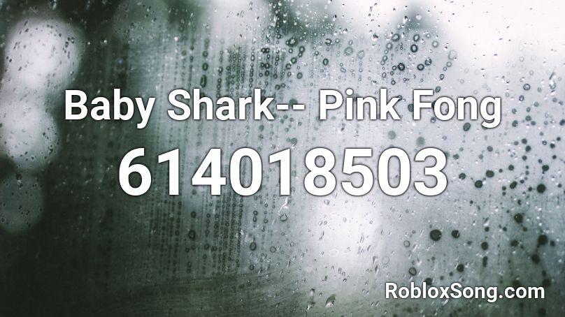 roblox id baby shark