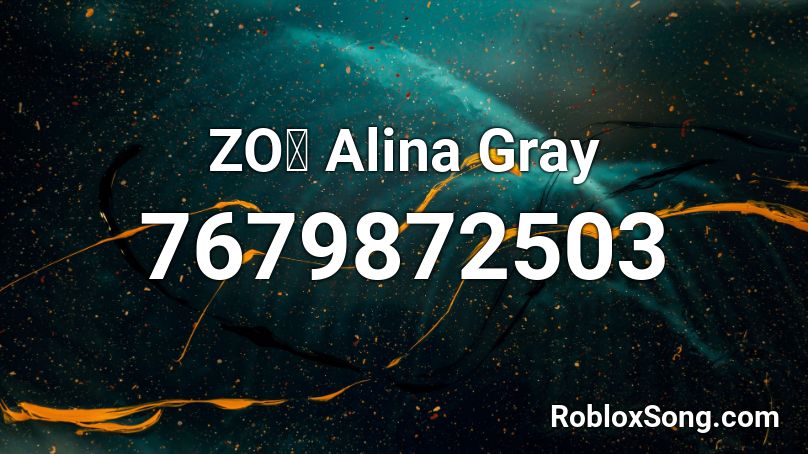 (DIDNT WORK IN ZO) Alina Gray voiceline Roblox ID