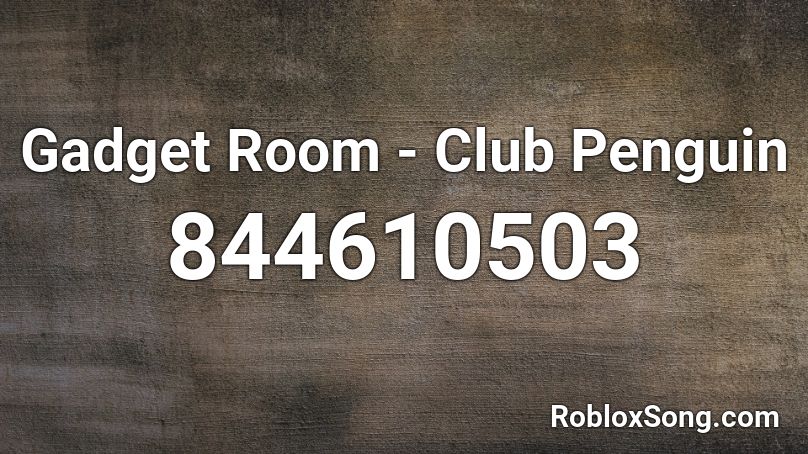Gadget Room - Club Penguin  Roblox ID
