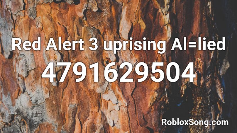 Red Alert 3 uprising Al=lied Roblox ID