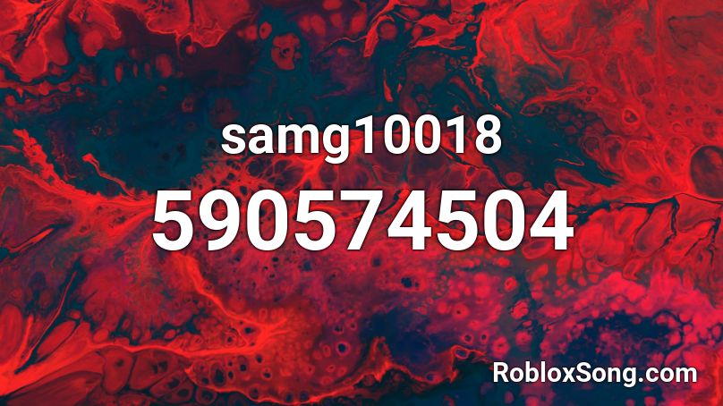 samg10018 Roblox ID