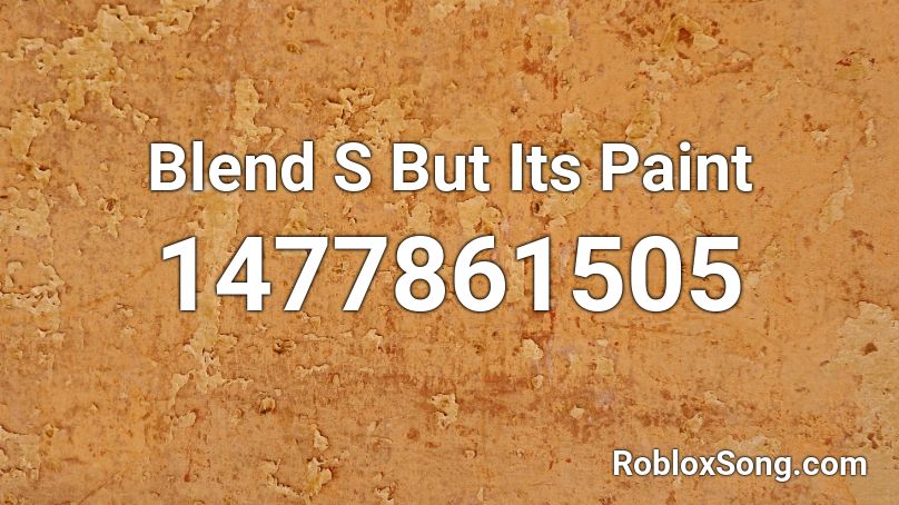 Blend S OP Roblox ID