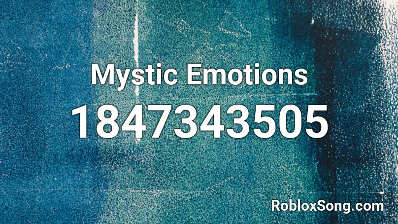 Mystic Emotions Roblox ID