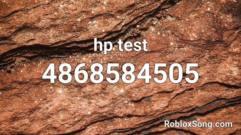 hp test Roblox ID