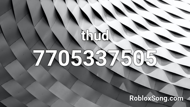 thud Roblox ID