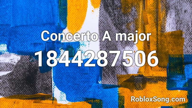 Concerto A major Roblox ID