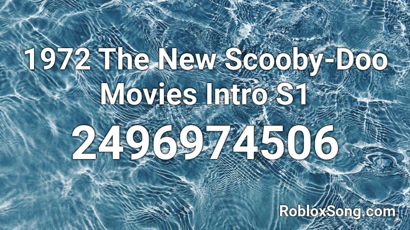 1972 The New Scooby-Doo Movies Intro S1 Roblox ID