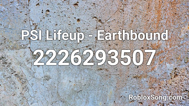 PSI Lifeup (heal sound effect) - Earthbound Roblox ID