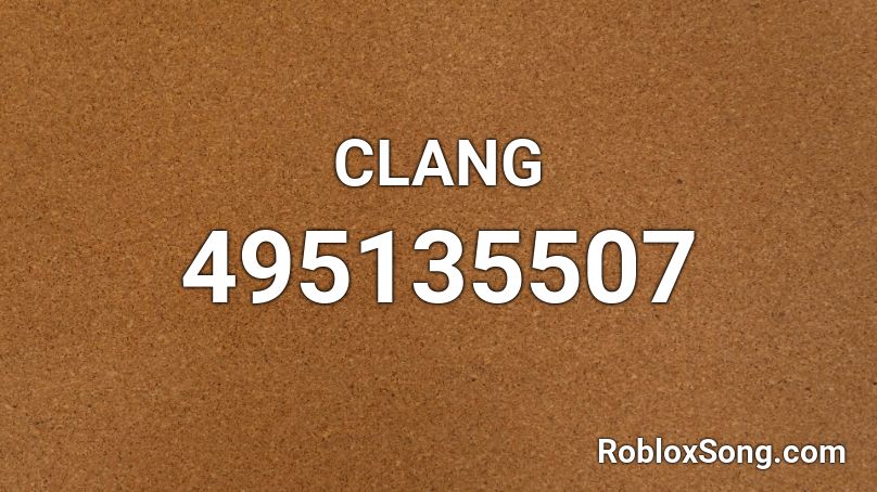 CLANG Roblox ID