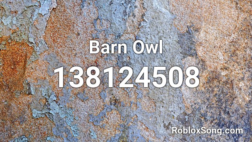 Barn Owl Roblox ID