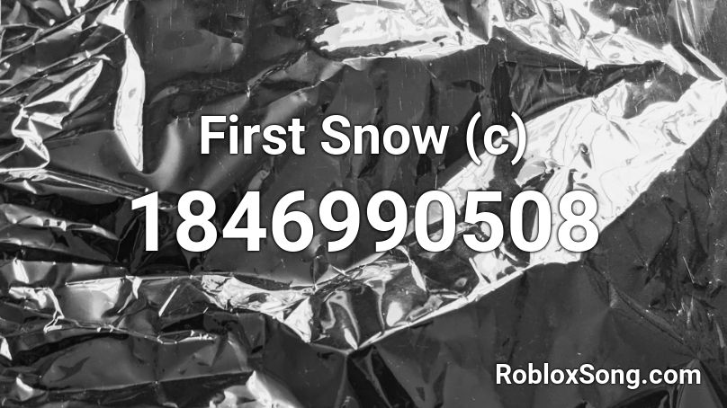 First Snow (c) Roblox ID