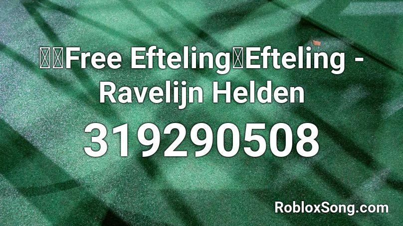 🍄【Free Efteling】Efteling - Ravelijn Helden Roblox ID