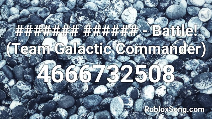 Team Galactic lore # (Team Galactic Commander ) Roblox ID