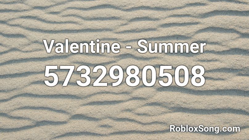 Valentine Roblox ID