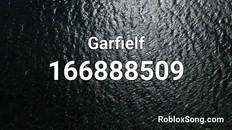 Garfielf Roblox ID