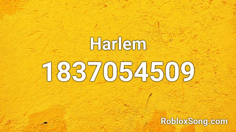 Harlem Roblox ID