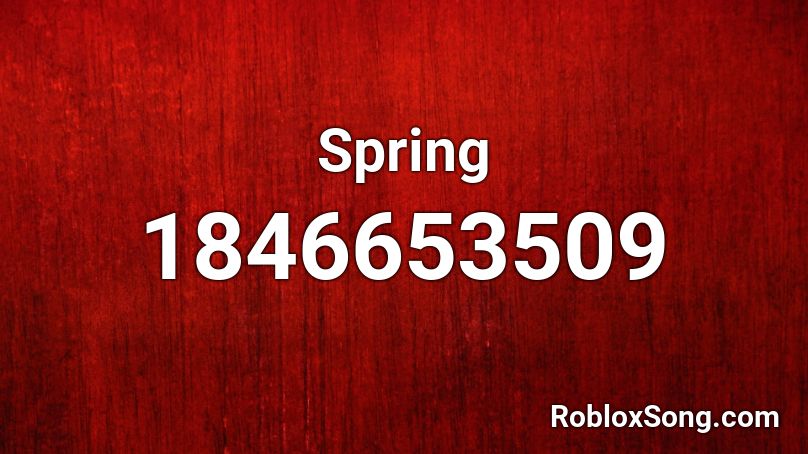 Spring Roblox ID