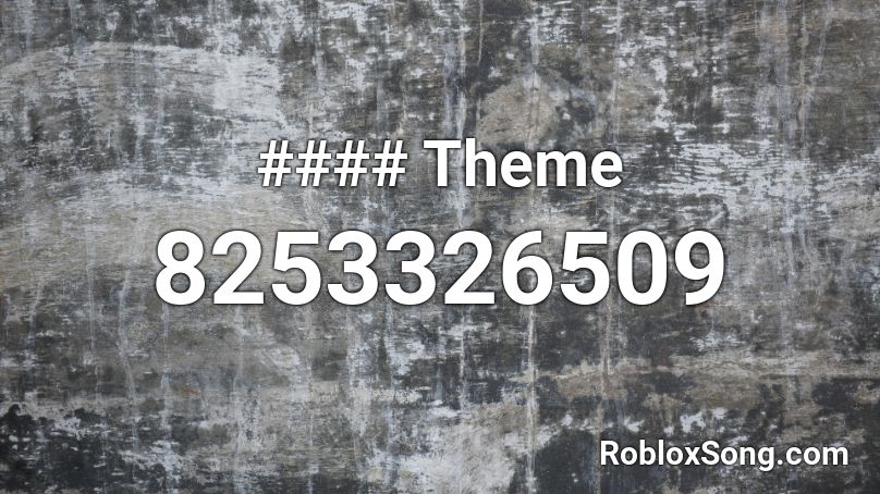 #### Theme Roblox ID