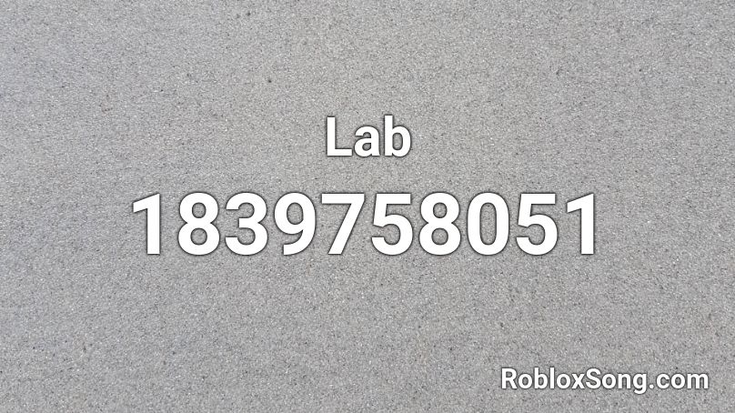 Lab Roblox ID