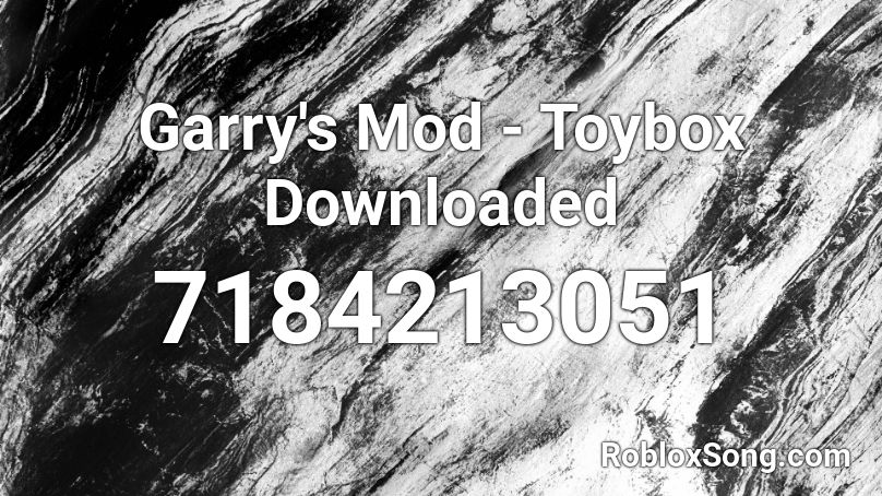 Garry's Mod - Toybox Downloaded Roblox ID