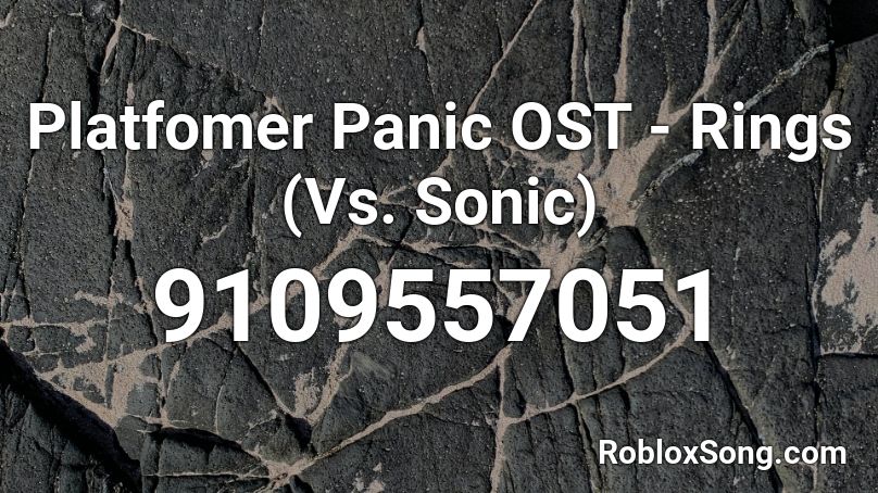 Platfomer Panic OST - Rings (Vs. Sonic) Roblox ID