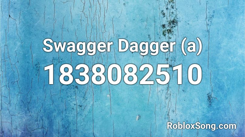 Swagger Dagger (a) Roblox ID