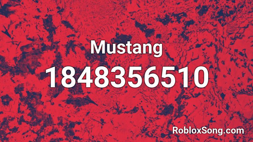 Mustang Roblox ID