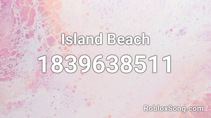 Island Beach Roblox ID