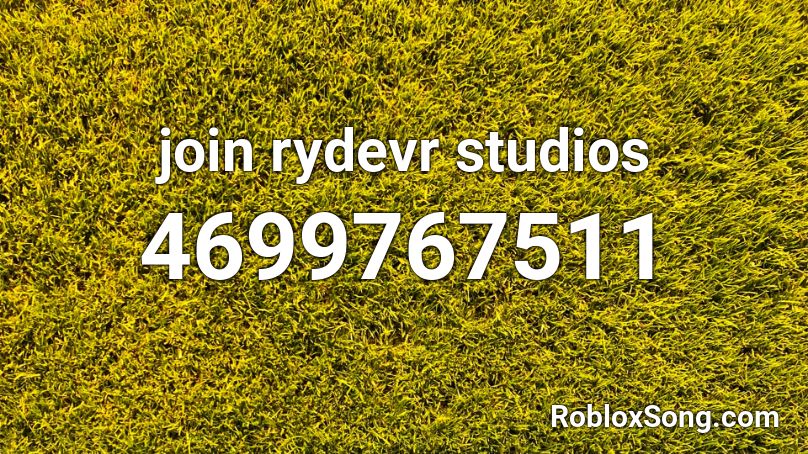 join rydevr studios Roblox ID