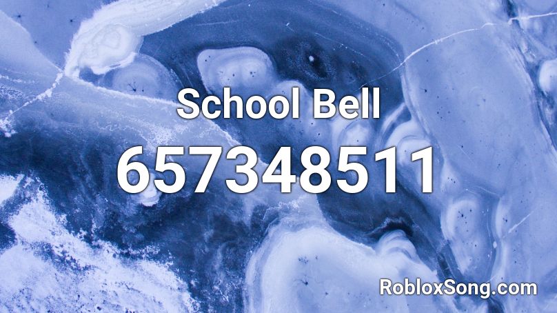 School Bell Roblox ID