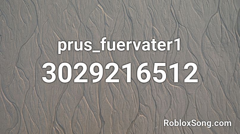 prus_fuervater1 Roblox ID