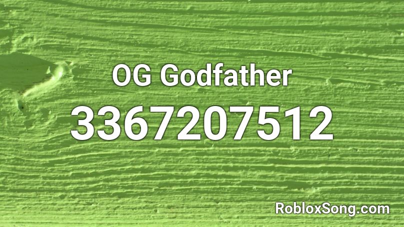 OG Godfather Roblox ID