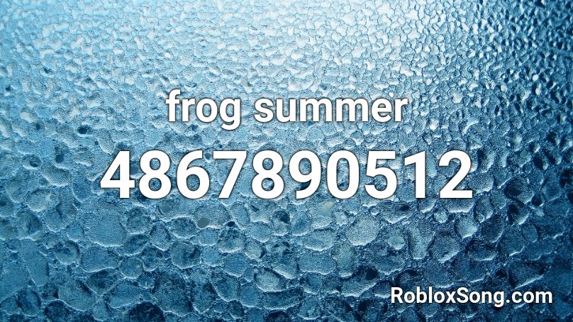 frog summer Roblox ID