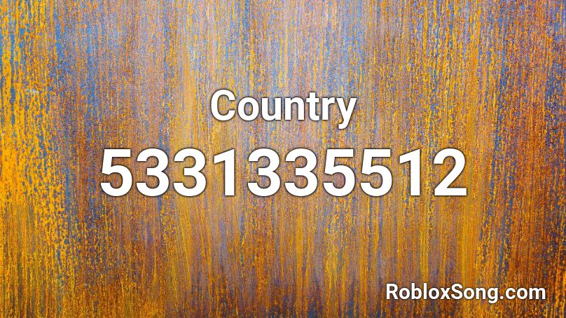 Country Roblox ID