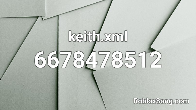 keith.xml Roblox ID