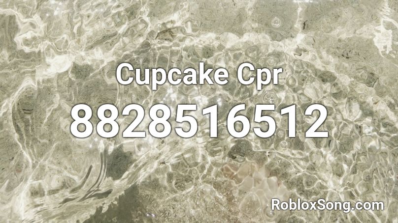 Cupcake Cpr Roblox ID