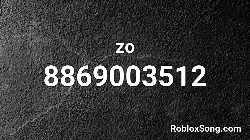 zo Roblox ID